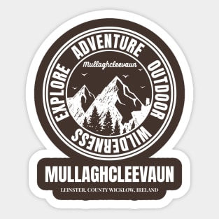 Mullaghcleevaun Mountain, Mountaineering In Ireland Locations Sticker